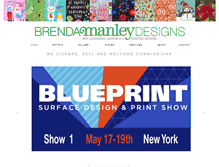 Tablet Screenshot of brendamanleydesigns.com